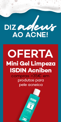 Oferta Mini Isdin em compras superiores a 35€ em produtos para pele acneica